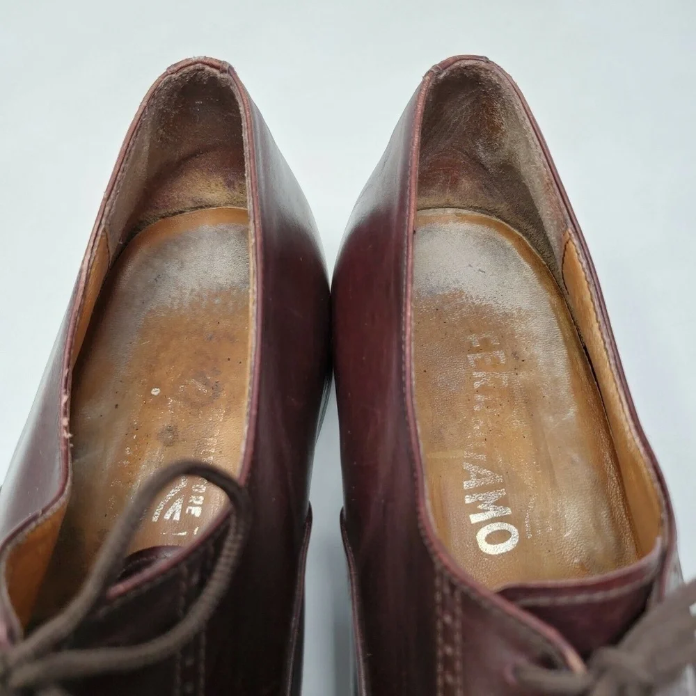 Salvatore Ferragamo Men's 8.5 D Cap Toe Shoe